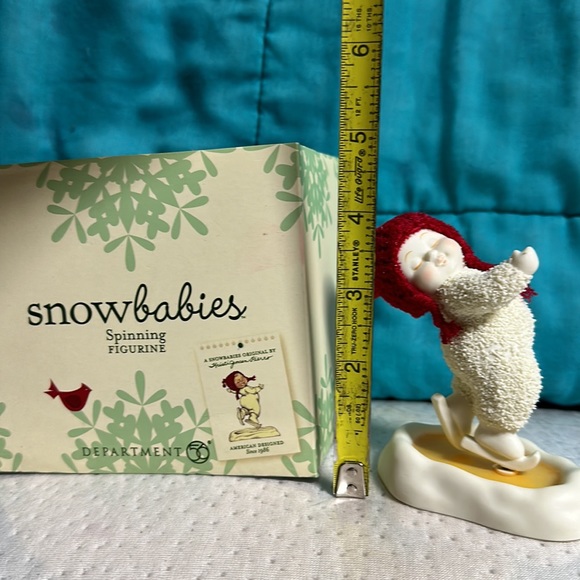 Snow Babies Spinning Figurine - Picture 3 of 3
